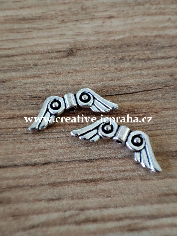 křídla - anděl 20x8mm starostříbro